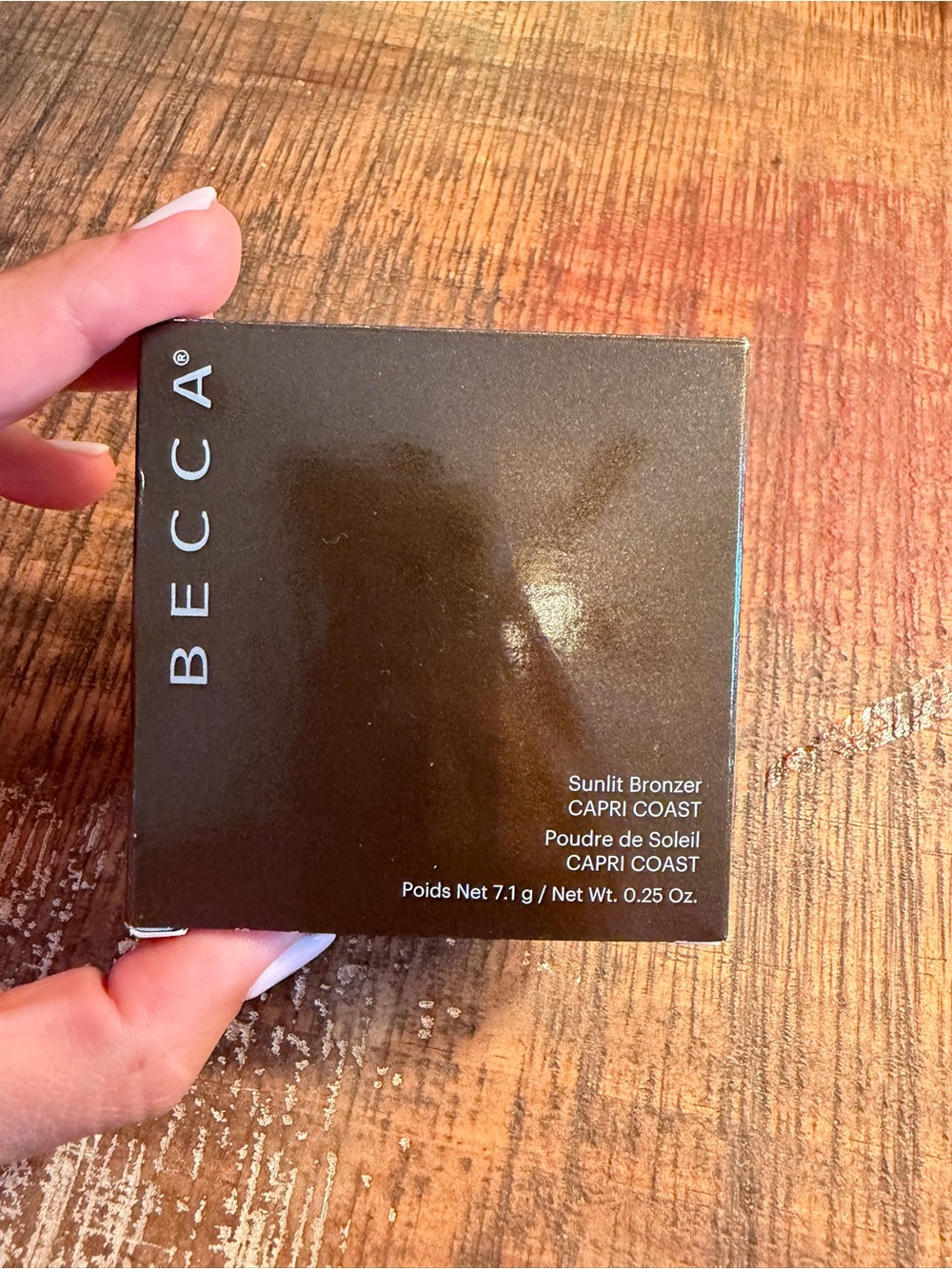 BECCA Sunlit Bronzer Capri Coast 0.25 oz Full Size Discontinued w/ Box - Picture 4 of 6